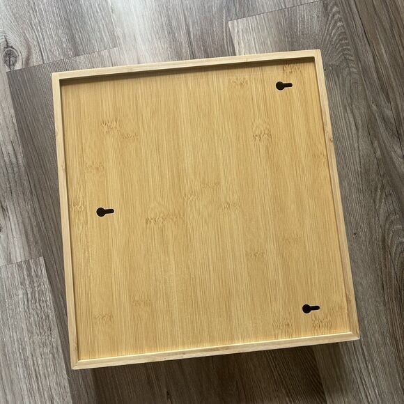 SpaceAid Bamboo Bag Organizer for Kitchen Drawer 13x12x3 Gently Used - Picture 11 of 14